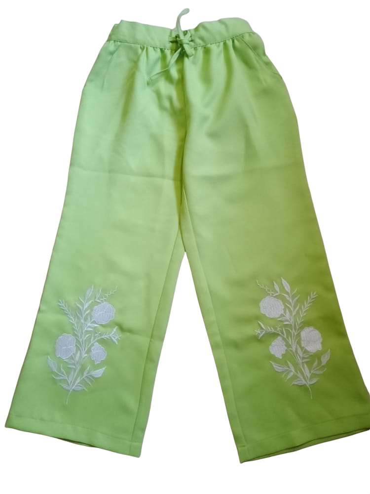 Young Birds Embroidered Palazzo Pant