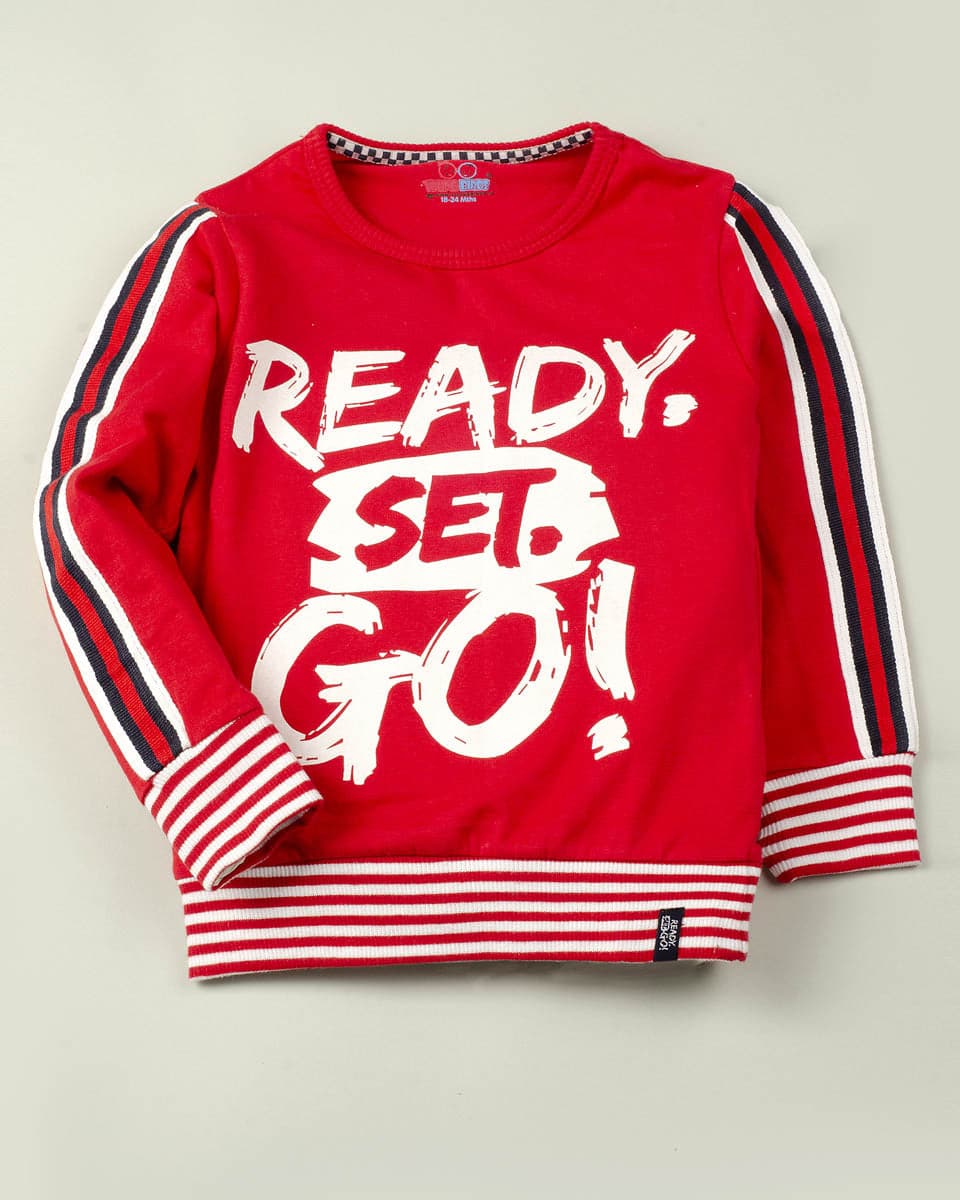 Young Birds Fast Ready Set Go! Baby Sweater