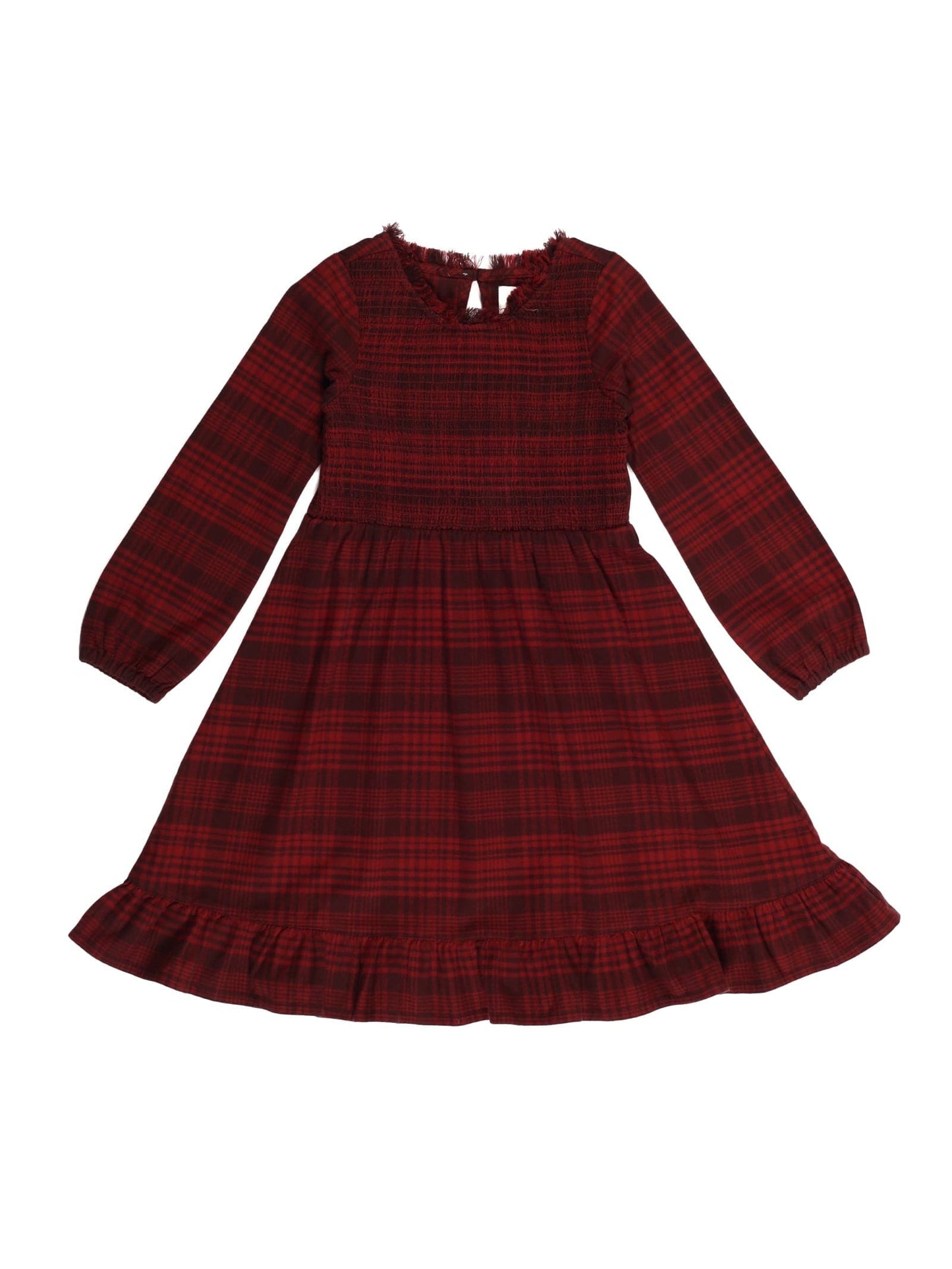 Young Birds Fringed Neck Dress