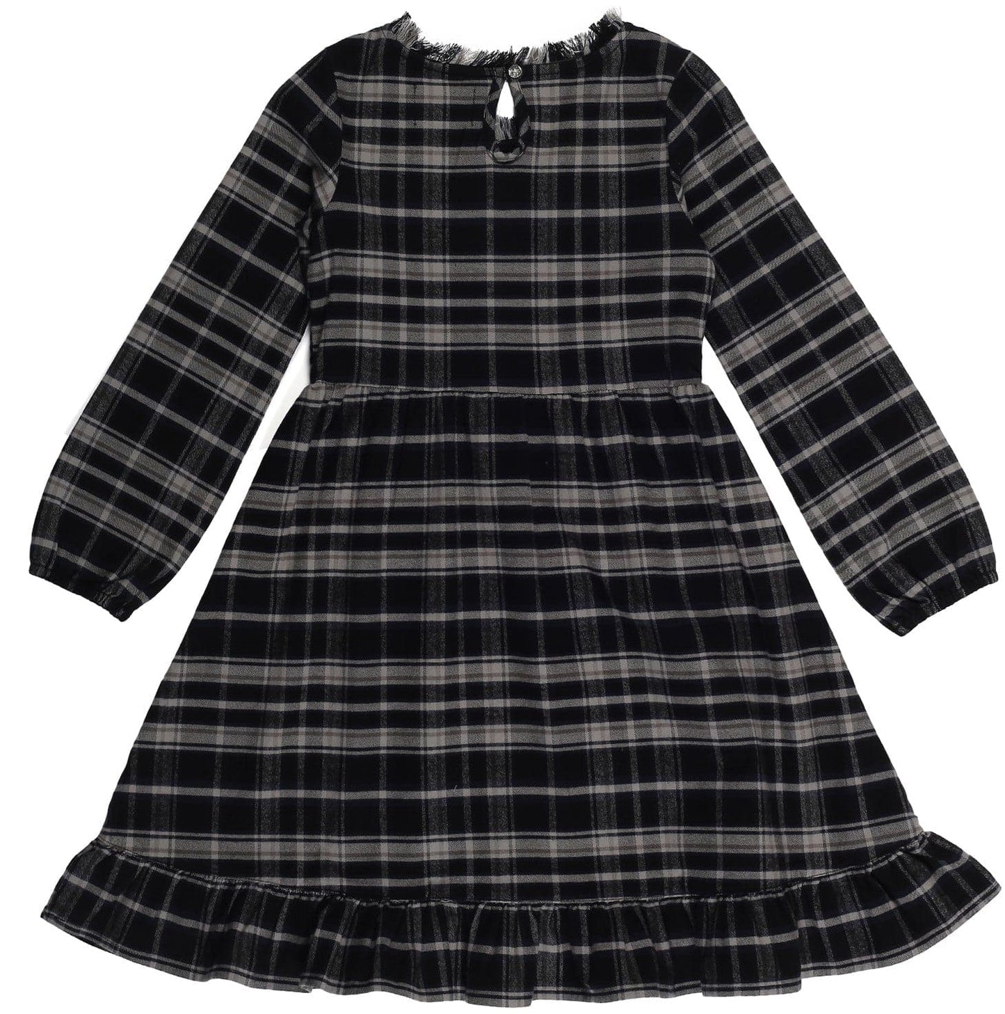 Young Birds Fringed Neck Dress