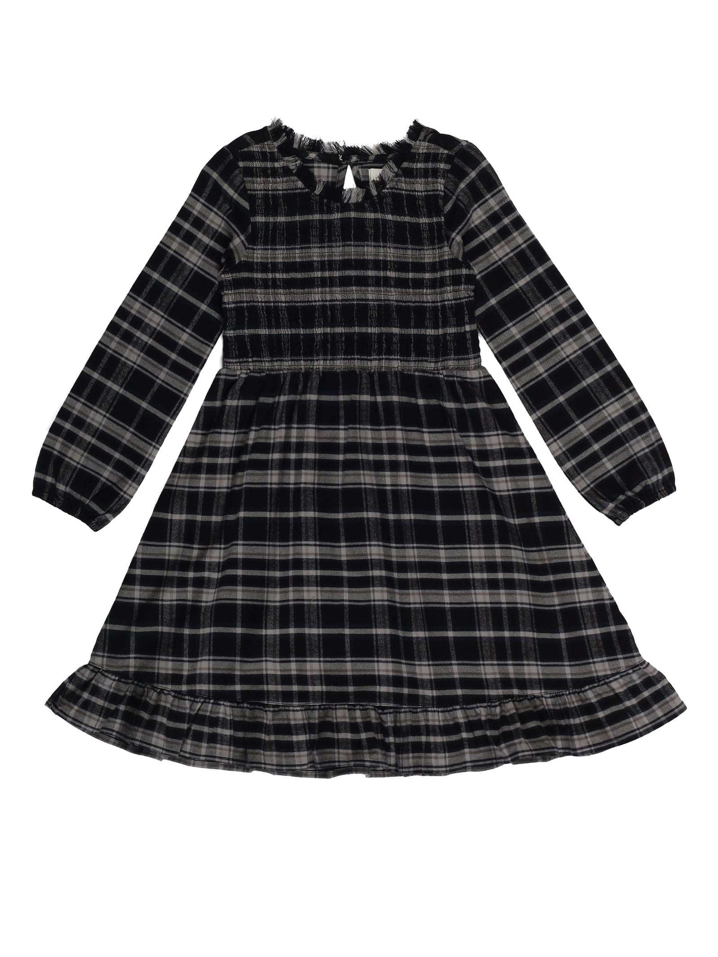 Young Birds Fringed Neck Dress