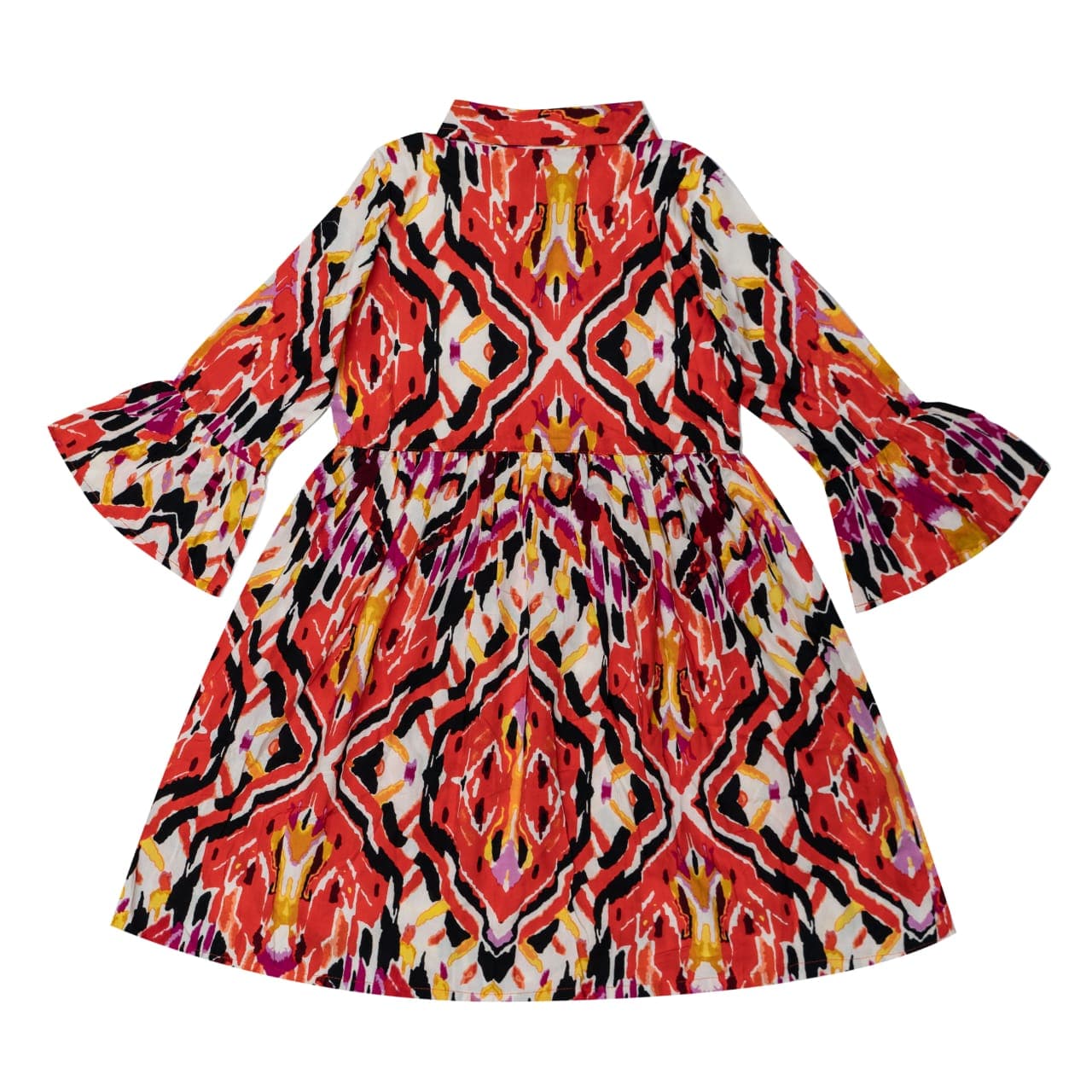 Young Birds Front Keyhole Collar Dress