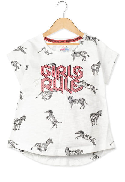 Young Birds Girls Rule T Shirt