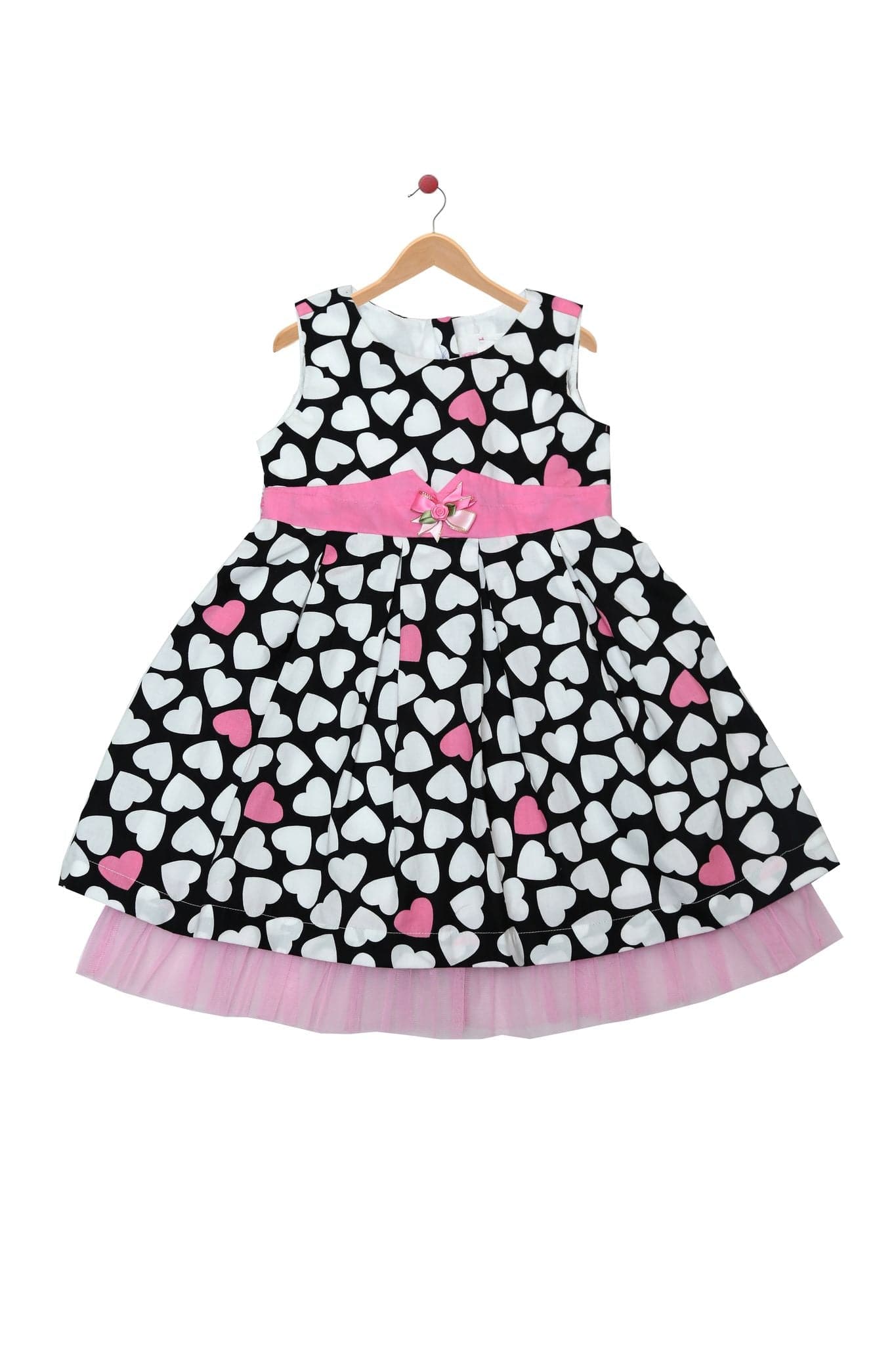 Young Birds Heart Print Dress