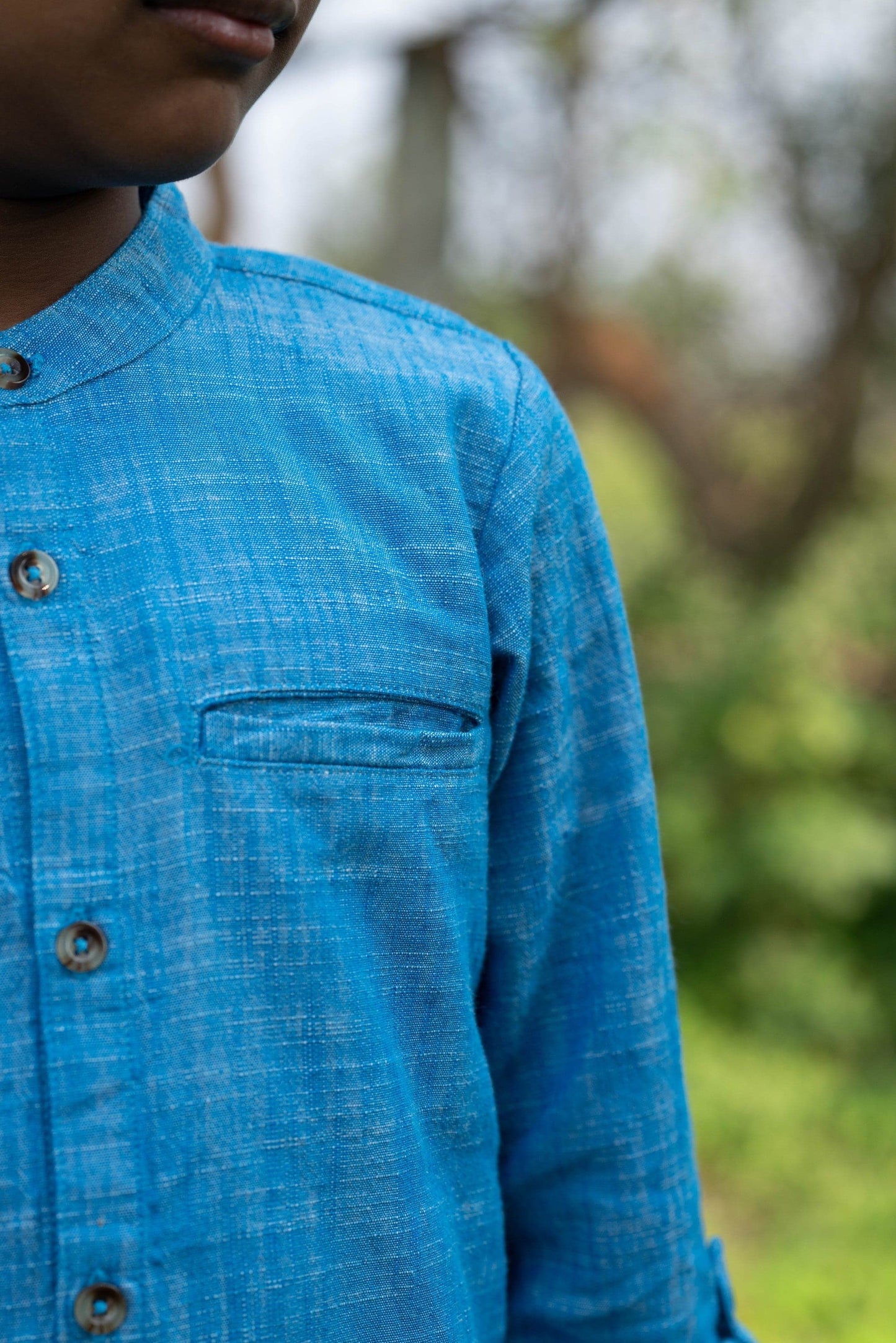Young Birds Mandarin Collar Shirt