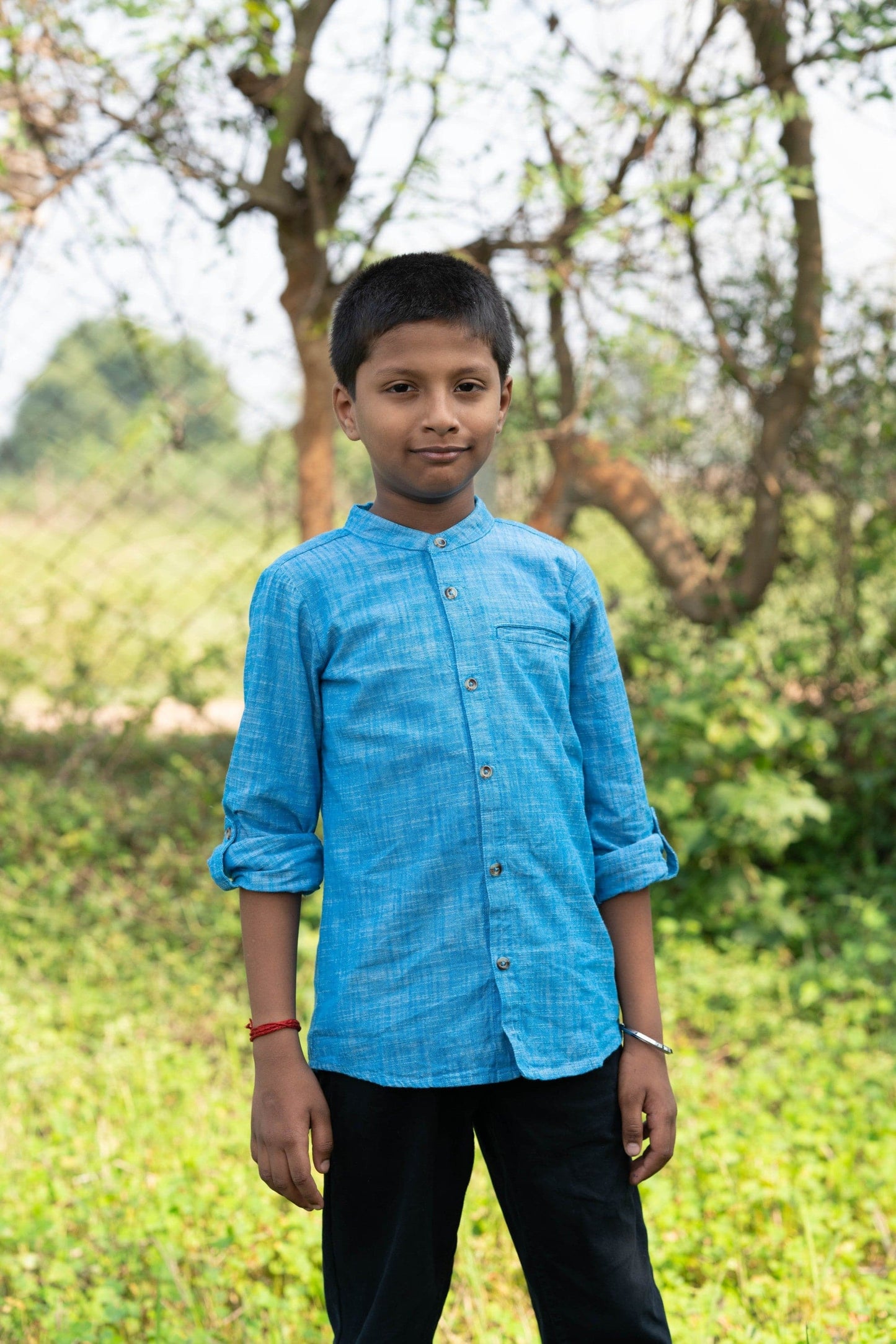 Young Birds Mandarin Collar Shirt