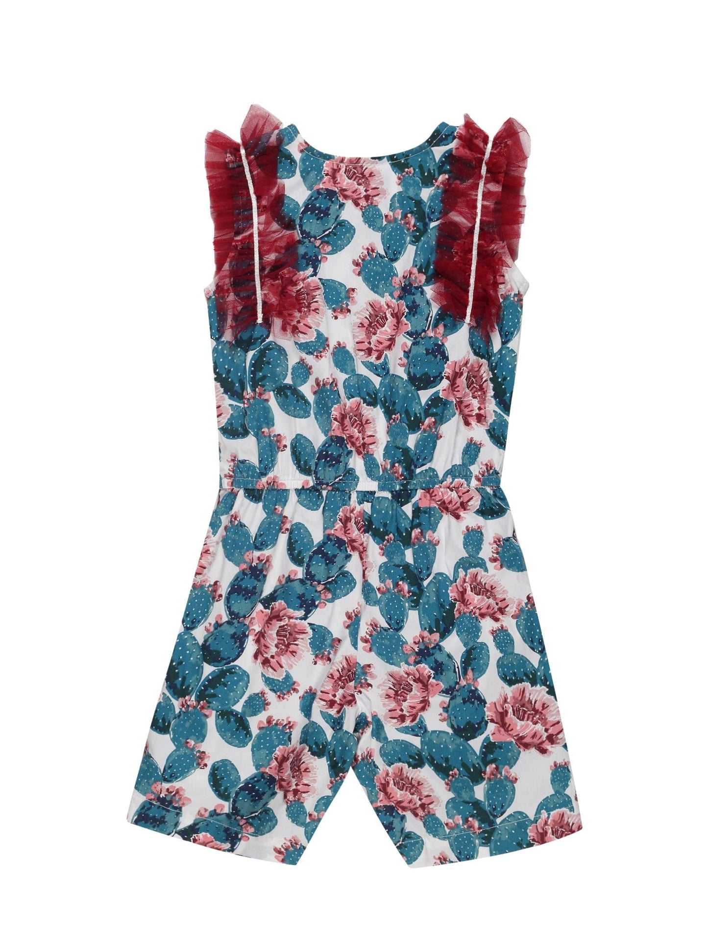 Young Birds Mesh Frill Playsuit