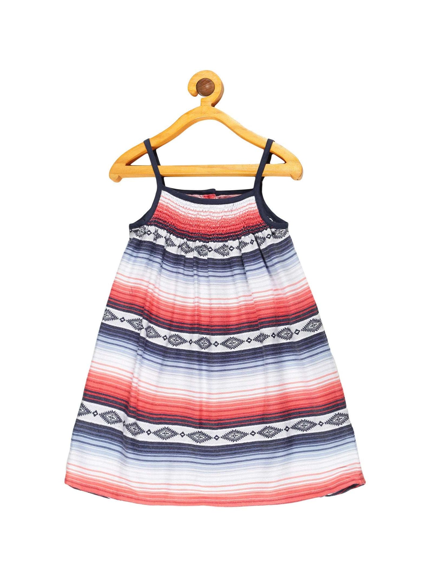 Young Birds Neck Shirring Casual Dress