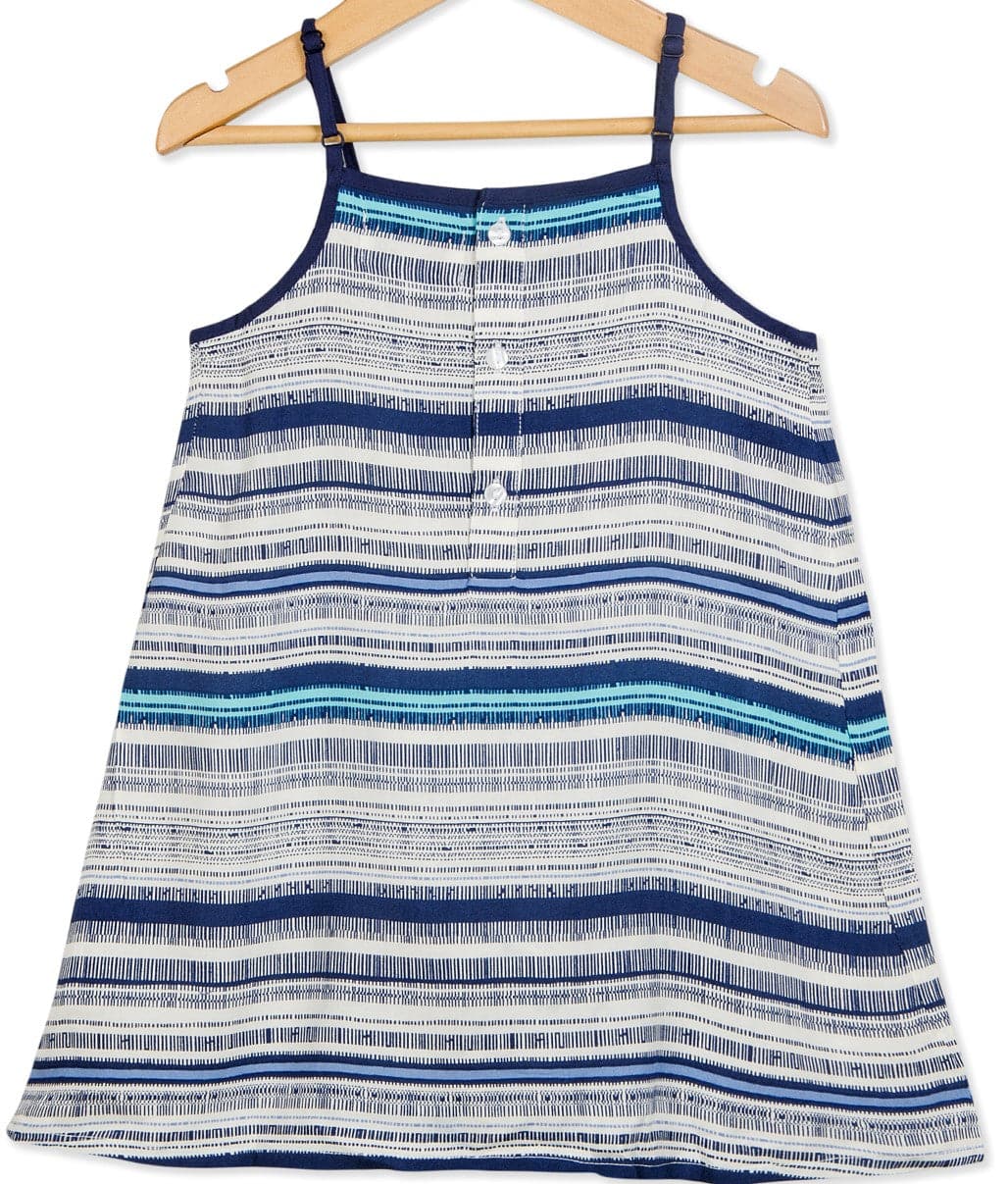 Young Birds Neck Shirring Casual Dress