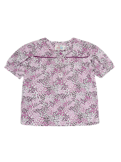 Young Birds Girls Puff Sleeve Top