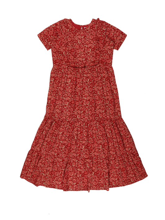 Youngly Women's Front Ruffle Dress