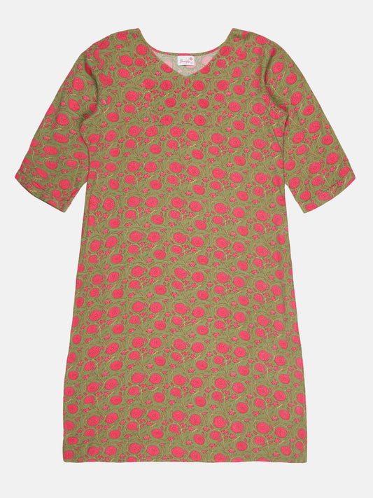 Youngly Women's Patch Neck Kurti