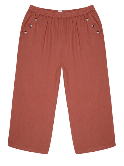 Youngly Women's Viscose Linen Pant