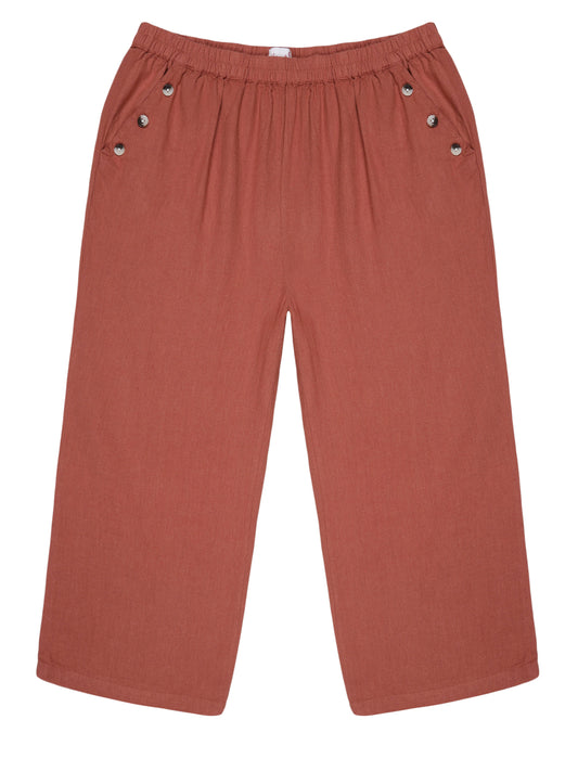 Youngly Women's Viscose Linen Pant