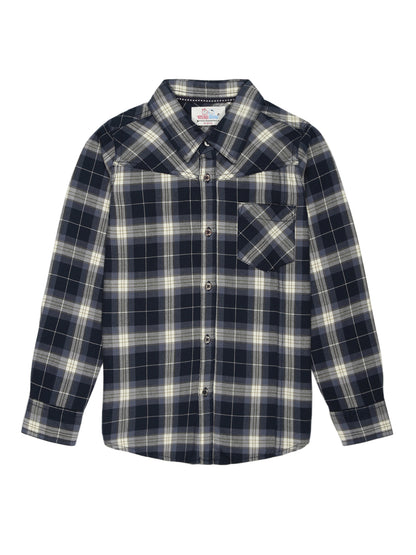 Young Birds Boys Full Sleeve Flannel Shirt