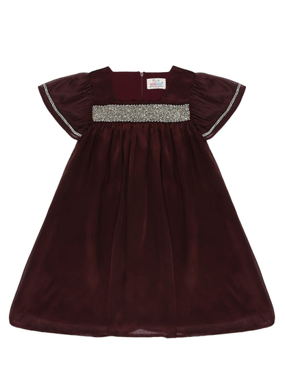 YoungBirds Girls Bead Work Dress