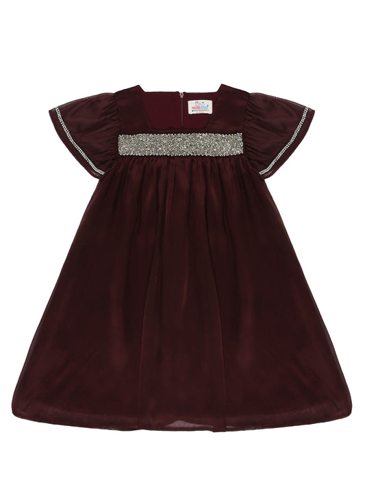 YoungBirds Girls Bead Work Dress