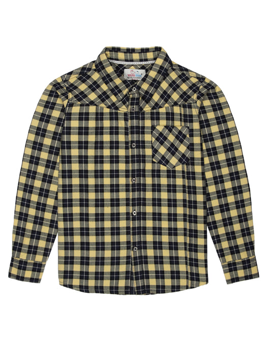 Young Birds Boys Full Sleeve Flannel Shirt