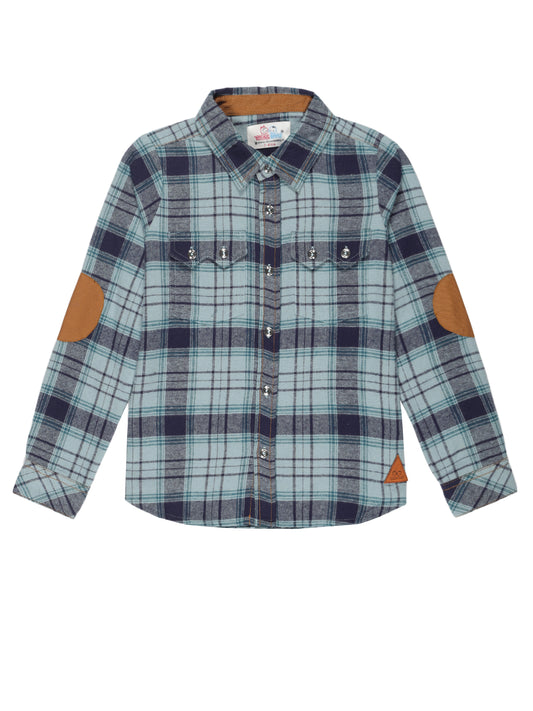 Young Birds Boys Flannel Checked Shirt