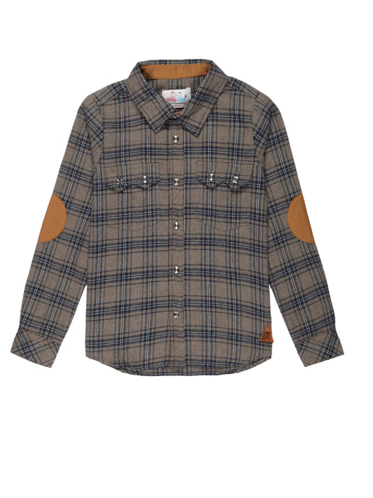 Young Birds Boys Flannel Checked Shirt