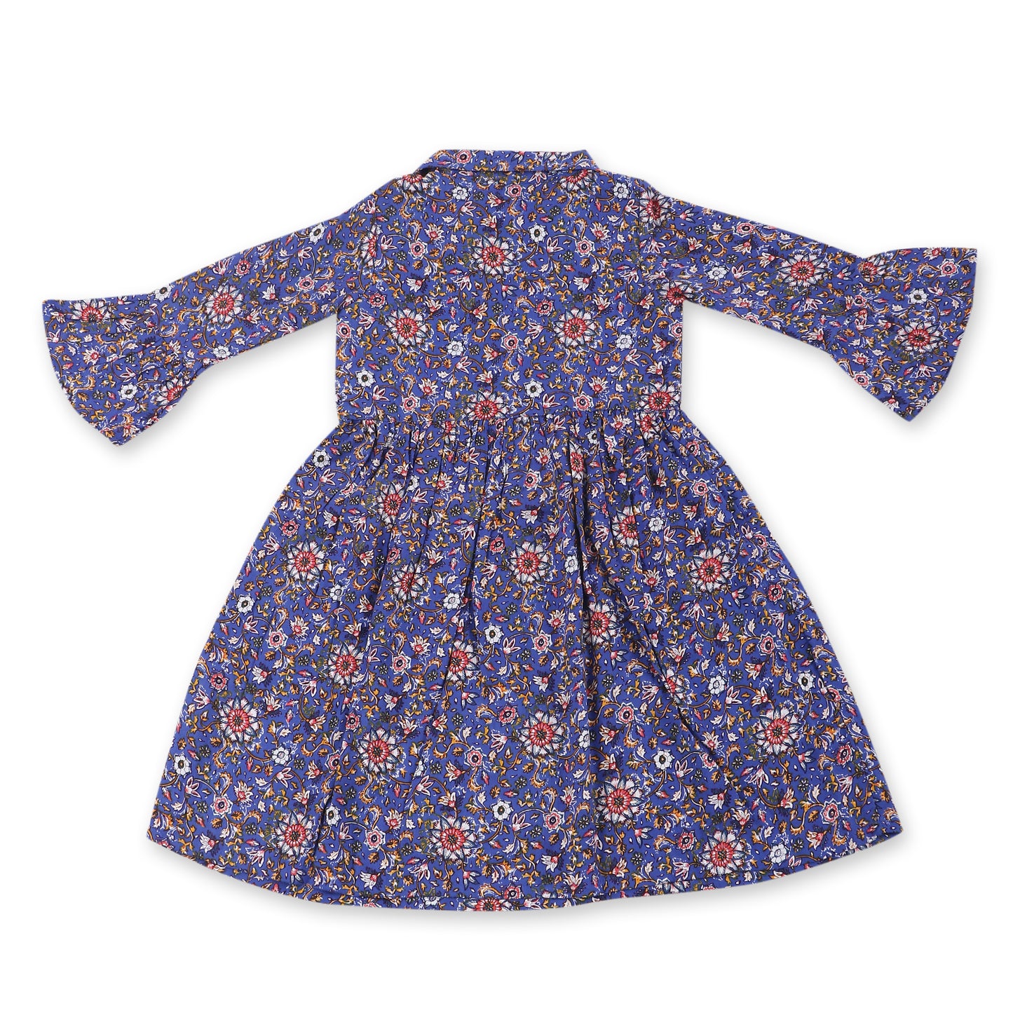 Youngbirds Girls Front Keyhole Collar Dress