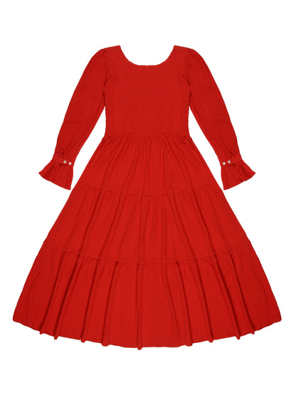 Youngly Women Smocking Dress