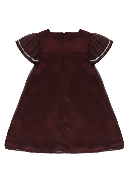 YoungBirds Girls Bead Work Dress