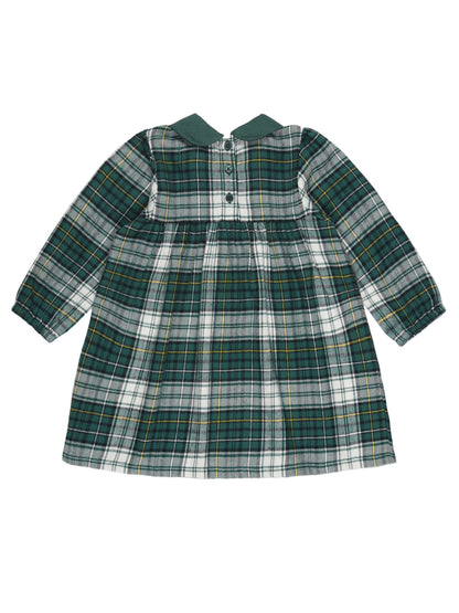 Young Birds Girls Puff Sleeve Pinafore