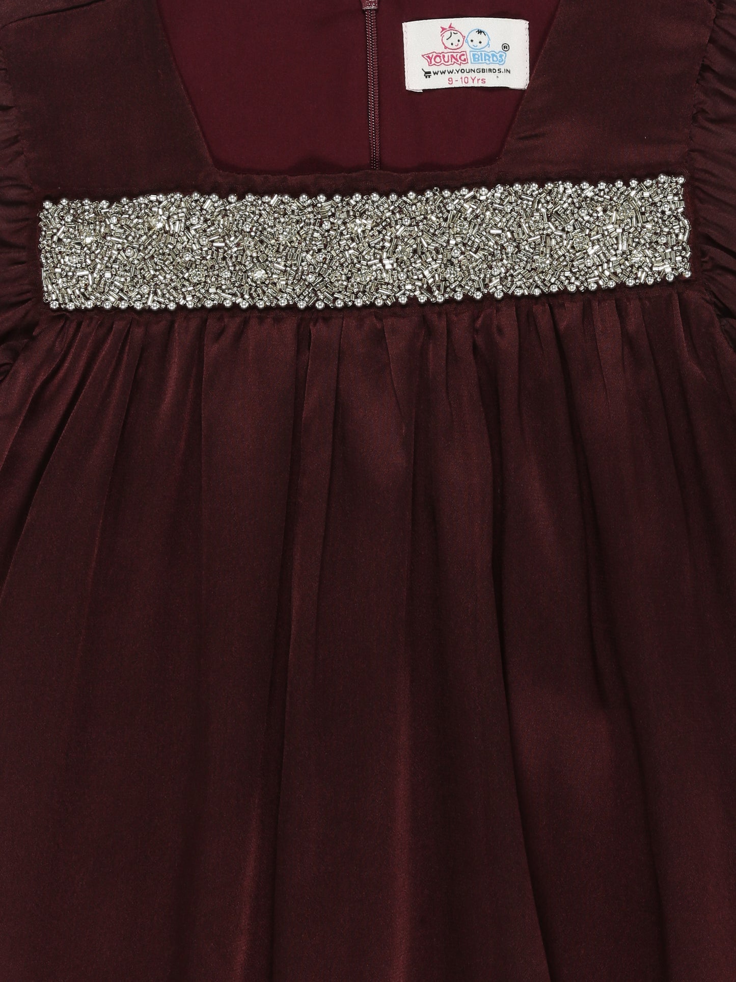 YoungBirds Girls Bead Work Dress