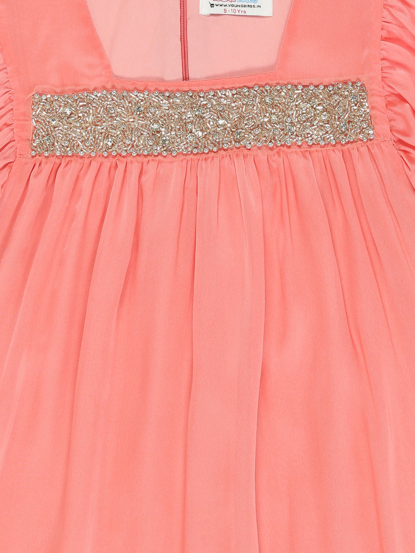 YoungBirds Girls Bead Work Dress