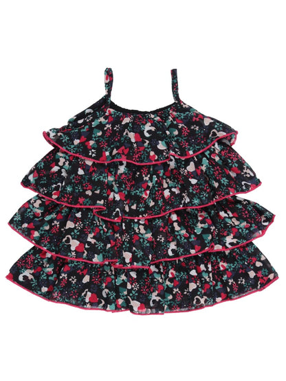 Young Birds Chiffon Layer Dress