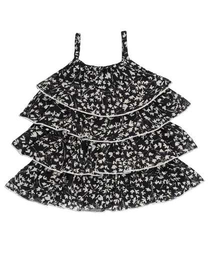 Young Birds Chiffon Layer Dress