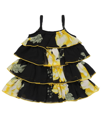 Young Birds Chiffon Layer Dress