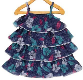 Young Birds Chiffon Layer Dress