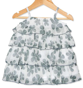 Young Birds Chiffon Layer Dress