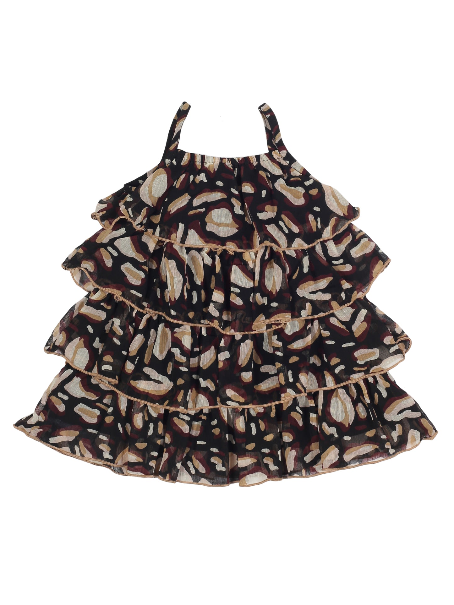 Young Birds Chiffon Layer Dress