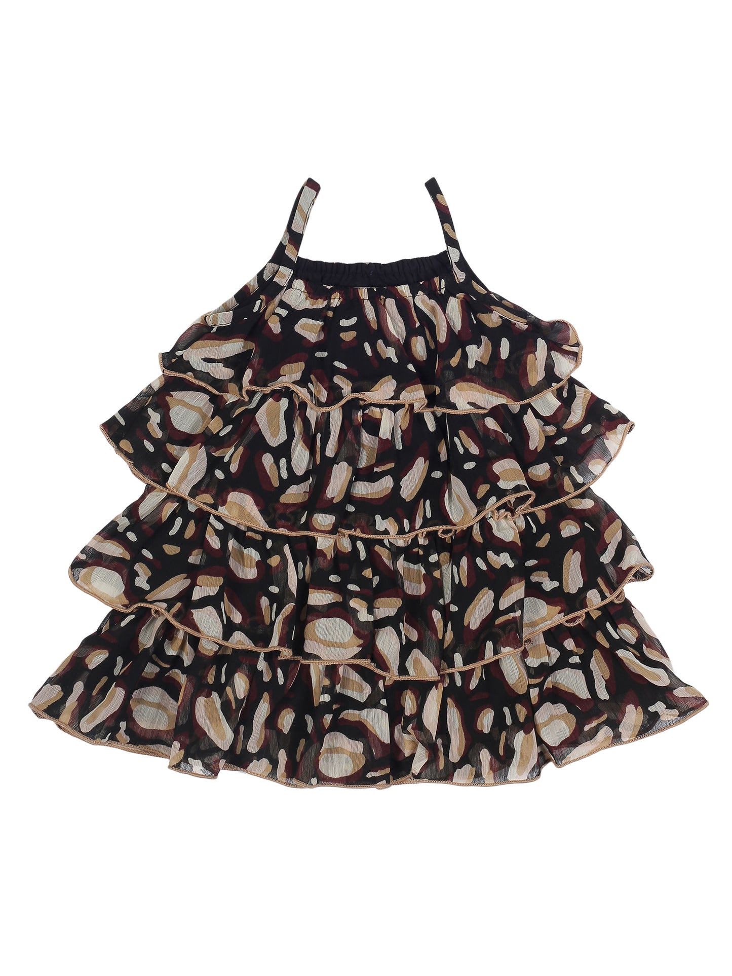 Young Birds Chiffon Layer Dress