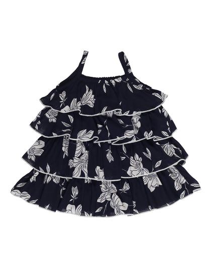 Young Birds Chiffon Layer Dress