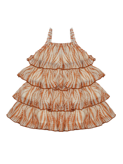 Young Birds Chiffon Layer Dress
