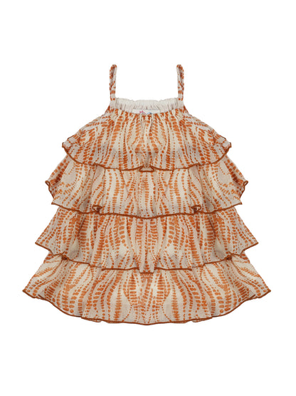 Young Birds Chiffon Layer Dress