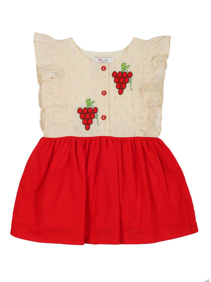 Young Birds Flare Sleeve Baby Dress