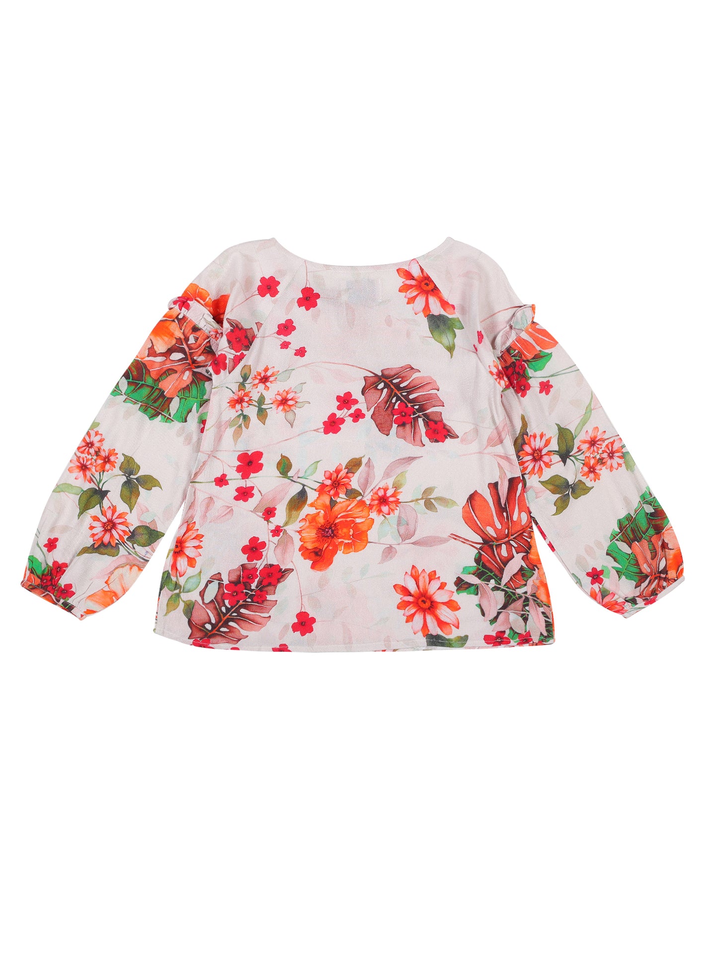 Young Birds Floral Print Full Sleeve Top