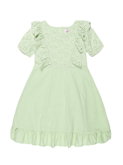 Young Birds Ruffle Pull Over Dress