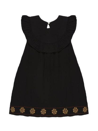 Young Birds Ruffle Yoke Dress