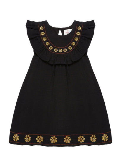 Young Birds Ruffle Yoke Dress