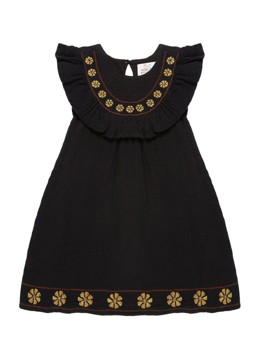 Young Birds Ruffle Yoke Dress