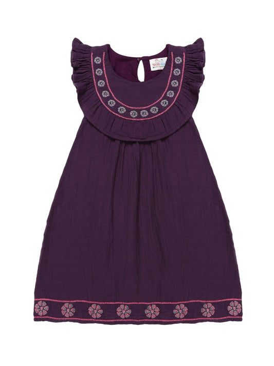 Young Birds Ruffle Yoke Dress