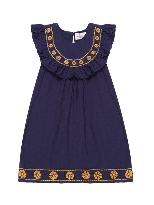 Young Birds Ruffle Yoke Dress