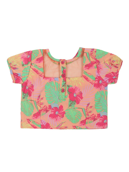 Young Birds Tropical Print Dress