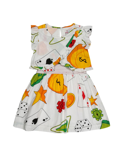 Young Birds Front Flounce Dress